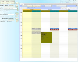 Software poliambulatorio - Agenda singolo operatore